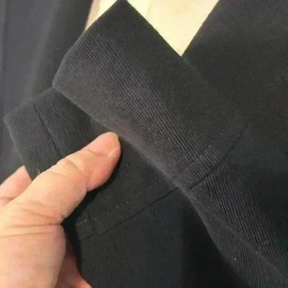 Mondi Women’s Long Coat. Navy. Button Up. Velvet Collar. Pockets. Size 4 - Picture 4 of 8